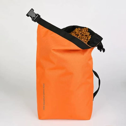 Pet outdoor dog food bags, waterproof dog food packs, folding buckets, large-capacity cat and dog food storage tanks, outdoor camping food packs