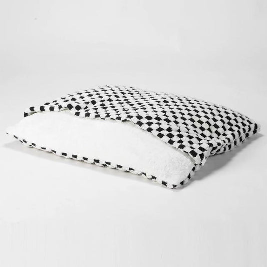 Dog Sleeping Bag Bed for Small & Medium Dogs - Winter Warm Camping Dog Nest, Enclosed Dog Pocket Bed, Removable & Washable